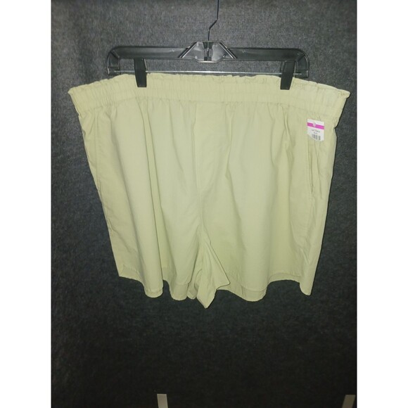 Madewell Pants - Madewell Shorts 2XL Lime Green Yellow Elastic Waist Lightweight Slant Pockets